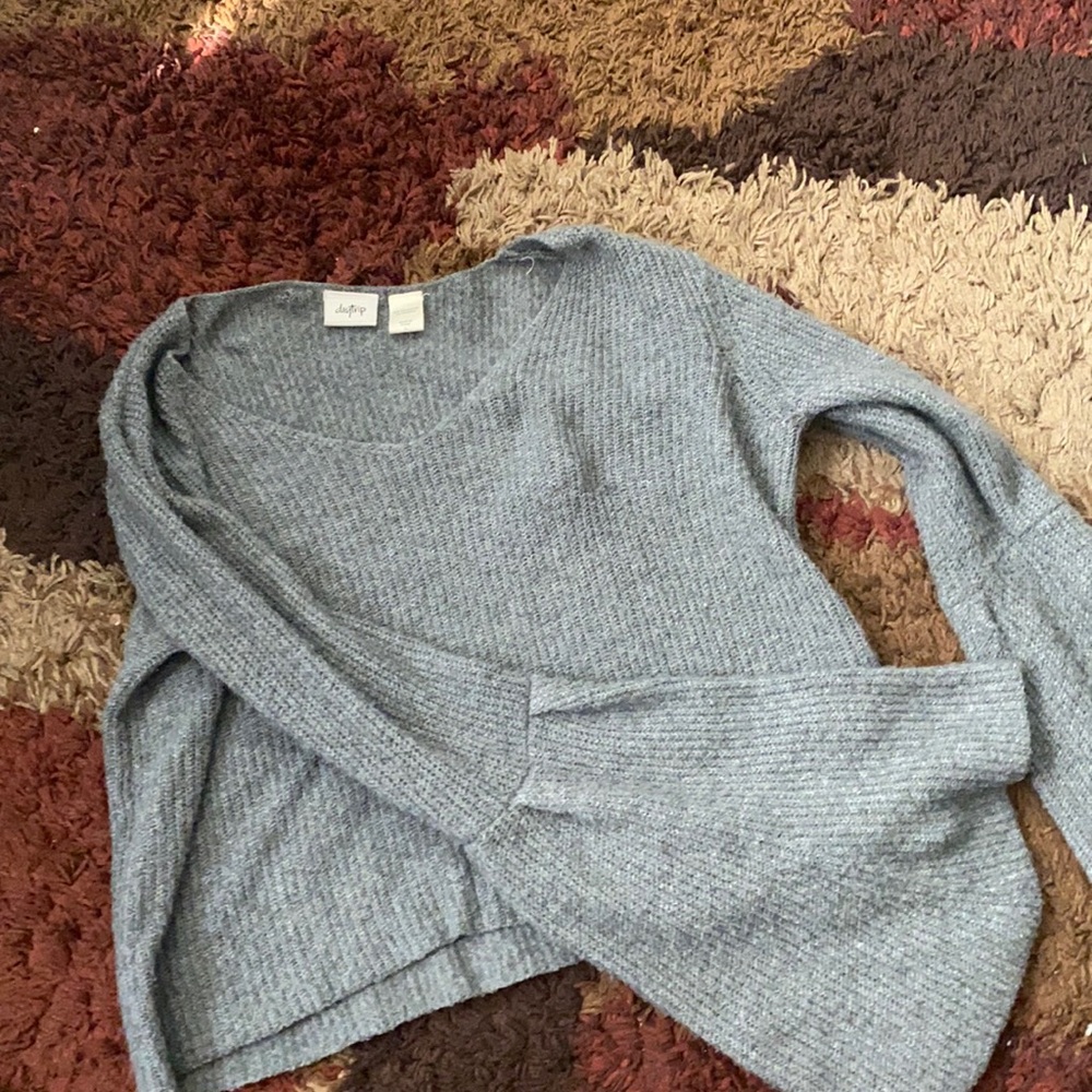 Bell sleeve sweater